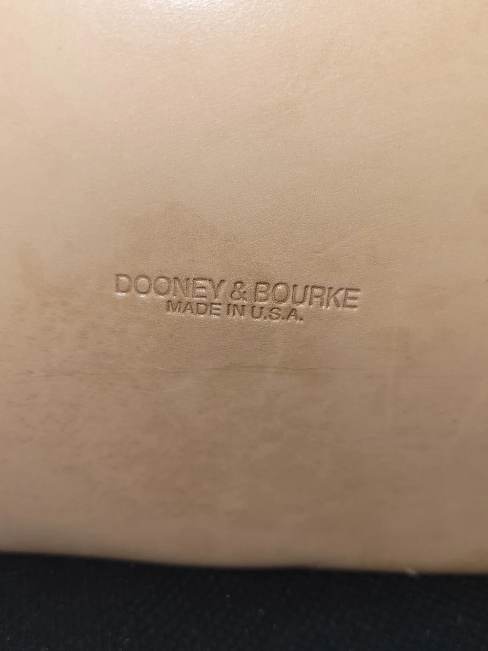 Dooney & Bourke Yellow Canvas Tote with Beige Trim